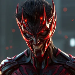 willem dafoe in the carnage suit, style artstation, style greg rutkowsk, octane render, unreal engine 6, epic game graphics, fantasy, ciberpunk, conceptual art, ray tracing