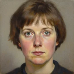 A portrait painting of amy jo johnson; the most beautiul painting in the world; trending on artstation; oil on canvas; correct face; correct eyes; anatomically correct; extraordinary masterpiece!!!!!!; 8k