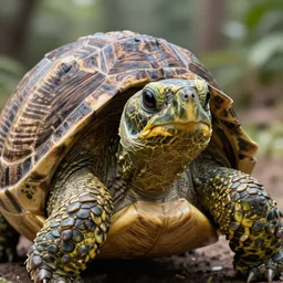 mitch mcconnell sticking his head out of a turtle shell, face resembles a turtle, octane render, unreal 5 engine