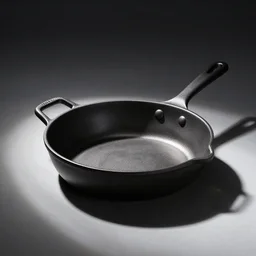 minimal iron cast pan inspired by James Dyson