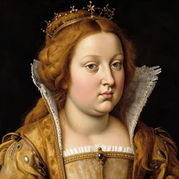 detailed portrait of a chubby queen | Sandro Botticelli |