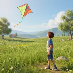 a boy and his kite, Unreal Engine 4
