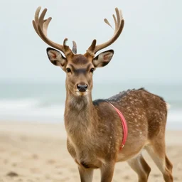 deer wearing a bathing suit