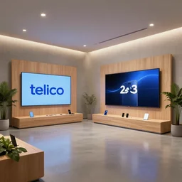 2 0 3 0 s flagship retail interior. experience. telco digital screens phones. wood, polished concrete, neon, ceiling spots. plants. samsung microsoft apple nike adidas tesla muted colors!!!!!!!! ( ( ( ( ( ( ( ( ( ( ( digital painting by shaun tan ) ) ) ) ) ) ) ) ) ) )