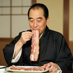 emperor hirohito wearing bacon