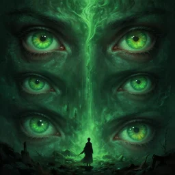 epic professional digital art of hungry eyes, ambient green light, painted, mysterious, closeup cinematic boreal scene, eerie, mythic, detailed, intricate, grand, leesha hannigan, wayne haag, reyna rochin, ignacio fernandez rios, mark ryden, van herpen, artstation, cgsociety, epic, stunning, gorgeous, wow wow detail