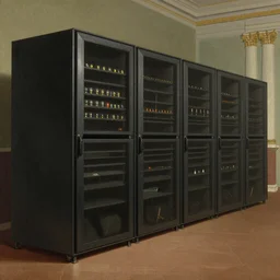 1 9 th century historical painting representing data center, high quality, hermitage museum catalog,