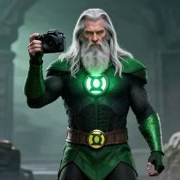 gandalf green lantern, dslr photo