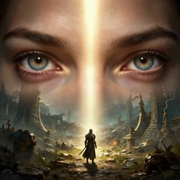 highly detailed vanishing - point of eyes, in skyrim, unreal engine, fantasy art by greg rutkowski, global illumination, radiant light, detailed and intricate environment