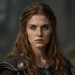 head and shoulders portrait of a barbarian, female, high fantasy, dnd, pinterest, artstation, deviantart, twitter, instagram, google