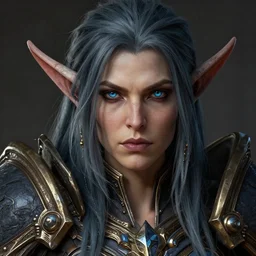 world of warcraft human female character portrait, close up, concept art, intricate details, highly detailed photorealistic portrait by michael komarck, adam hughes, seseon yoon, artgerm and warren louw