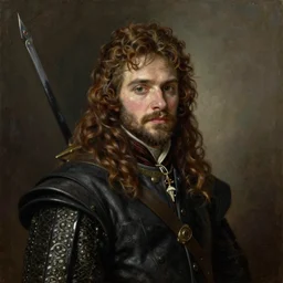 Portrait of Jon Snow,.oil painting by Thomas Phillips