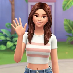 Selena Gomez in The Sims 3