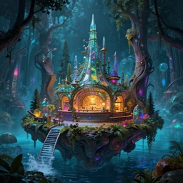 nature by april gornik, scumm bar architecture island at summer elysian steampunk made of glass bioshock water otherworldly magic realism retrowave tundra thermal imaging vice city nature darkacademia synthwave dramatic lighting fantasy studio ghibli extraterrestial forest thermal vision futuristic, archdaily, wallpaper, highly detailed, trending on artstation.