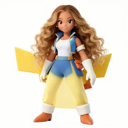 Beyoncé as a Pokémon trainer