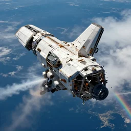 spaceship crash landing