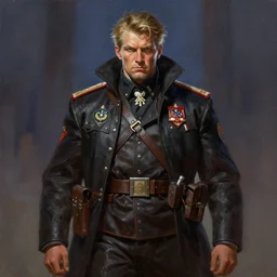 drizzt do'urden ussr as kgb agent, by shigenori soejima, by frank frazetta, digital painting masterpiece, beautiful brush strokes, advanced lighting technology, symmetry