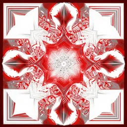 album cover art for tessellations over princess red white grey black by akihiko yoshida