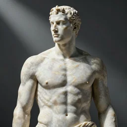 Greek Marble statue of Larry Bird