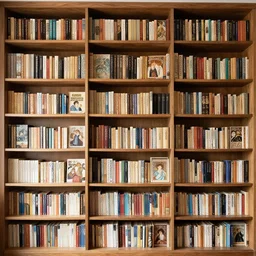 every inch of wall space is covered by a bookcase. each bookcase has six shelves, going almost to the ceiling. digital painting, artstation, concept art, sharp focus, illustration, art by artgerm and greg rutkowski and alphonse mucha, masterpiece
