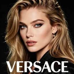 close up of birgit bardot as avant - garde fashion model in year 3 0 0 0, official versace editorial, highly detailed