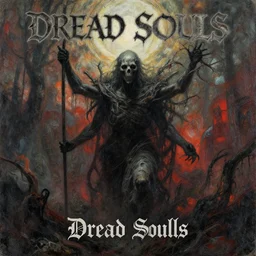 Dread Souls cover art, expressionism
