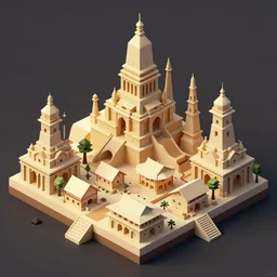 a low poly isometric render of a kerala village in the style of monument valley, intricate, elegant, highly detailed, artstation, smooth, sharp focus, illustration, simple, solid shapes, dramatic lighting, digital painting by jakub gazmercik, makoto shinkai, max masnyy, jakub gazmercik, beeple, patrick faulwetter, heavenlydaemonic, and mc escher, octane render 8 k