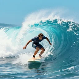 space wave surfer, digital art, trending on, matte painting