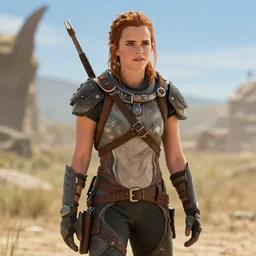 Movie still of Emma Watson in Horizon: Zero Dawn, live action
