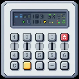 control panel buttons sliders displays, #pixelart