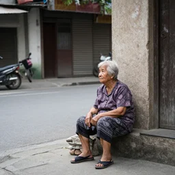 an old lady who lives across the street