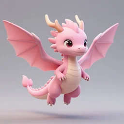 cute little flying dragon, non - human, light pink color scheme, highly detailed, artgerm, cushart krenz, artstation, soft light, sharp focus, cgsociety, illustration, character design, concept art