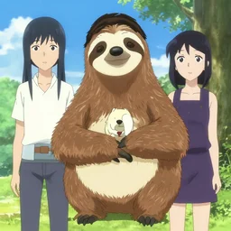 adam driver as a sloth by ikenaga yasunari and ayana otake and ko rakusui