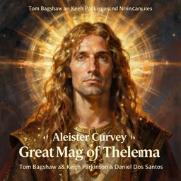 A Magical Portrait of Aleister Crowley as the Great Mage of Thelema, art by Tom Bagshaw and Keith Parkinson and Daniel Dos Santos