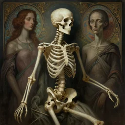 skeletal dream, physically accurate, moody dynamic lighting, very very intricate, very very elegant, highly detailed, digital painting, artstation, HR GIGER, Hieronymus Bosch, Francis Bacon, concept art, smooth, very beautiful, sharp focus, illustration, art by artgerm and greg rutkowski and alphonse mucha