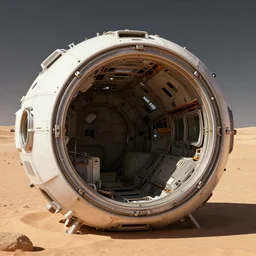 inside the hull of a crashed spacecraft that has been stripped for parts, on a desert planet, from a space themed point and click 2 d graphic adventure game, art inspired by tomb raider and thomas kinkade