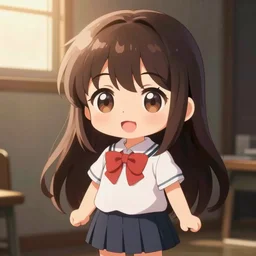 kawaii chibi anime manga school girl by naka tsukashi