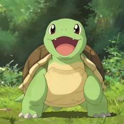 portrait of an excited turtle, ghibli, cartoon, anime, hdr, artstation, sharp, focus, illustration, anna dittmann, ilya kuvshinov, nikolay makovsky