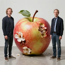 apple being corroded by flowers jean sebastien rossbach jeff easley jen bartel