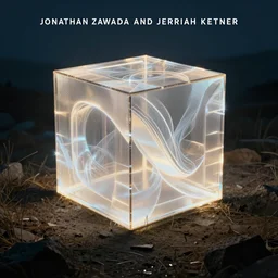 album cover design depicting LED infinity cube, by Jonathan Zawada and jeremiah ketner, digital art