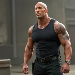 dwayne johnson as dovakhin, movie still