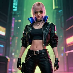 ravaan in cyberpunk style