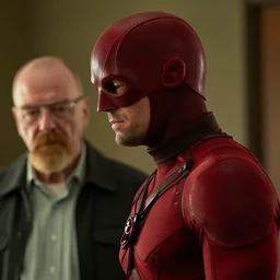 bob odenkirk as daredevil in daredevil mask, side profile, saul goodman, breaking bad, daredevil