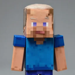 a photograph of a minecraft joe biden in real life, soft focus, studio lighting, 50mm