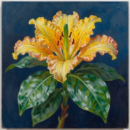a stunning ultra realistic fine art painting of the world's most beautiful plant,  by tom bagshaw, studio portrait, vibrant colors, 4K
