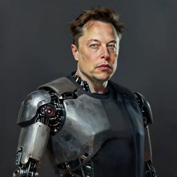 Elon Musk as a robot from Westworld, masterpiece digital painting by Greg Rutkowski, Alex Grey, artstation, 4k wallpaper