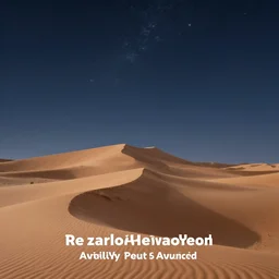 desert with sky with stars pixiv, rule of thirds, award winning, moody