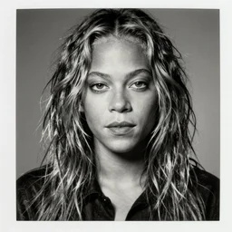 Beyonce photographed like Kurt Cobain singer songwriter Nirvana, a photo by Kurt Cobain, ultrafine detail, chiaroscuro, private press, associated press photo, angelic photograph, masterpiece