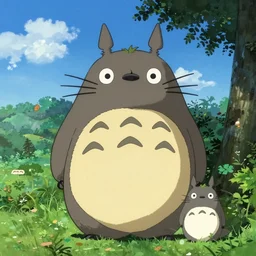 garfield as totoro in my neighbor totoro ( 1 9 8 8 ) by jim davis