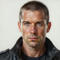 ultra realistic portrait painting of blade runner 2 0 4 9, art by bruce pennington, 4 k, ultra realistic, highly detailed, epic lighting